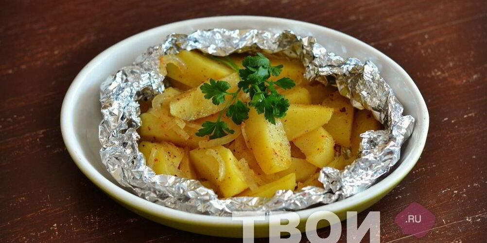 Рецепт картофеля в фольге