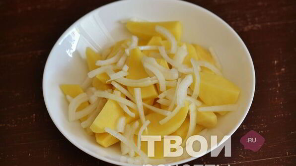 картофель в фольге