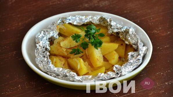 картофель в фольге