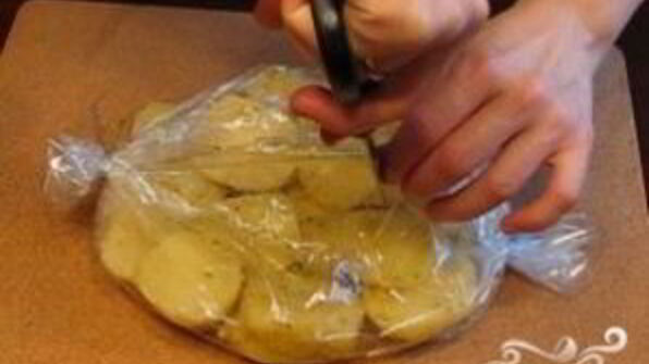 картофель в рукаве для запекания