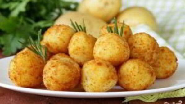 картофельные крокеты постные