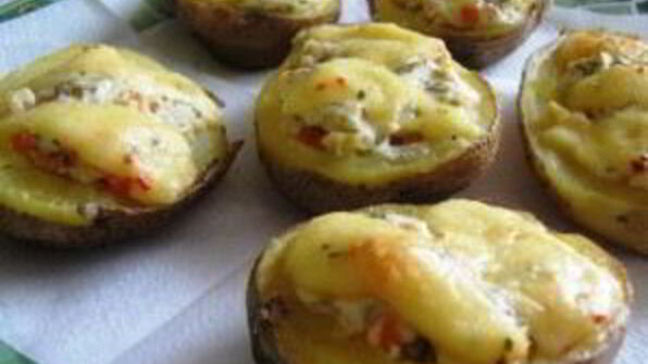 картошка с фаршем в духовке