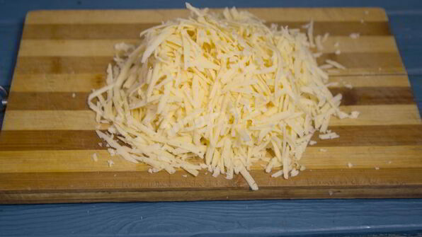 картошка с ветчиной и сыром в духовке