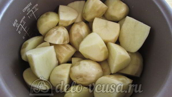 молодой картофель в мультиварке
