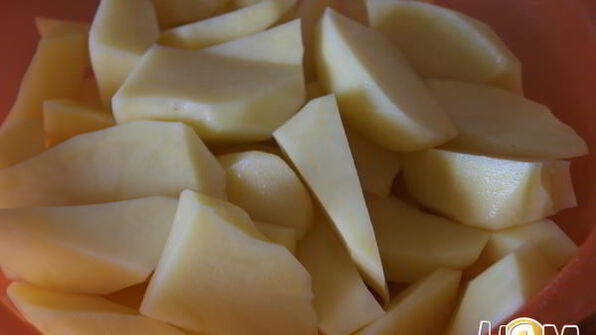 печеный картофель с горчицей