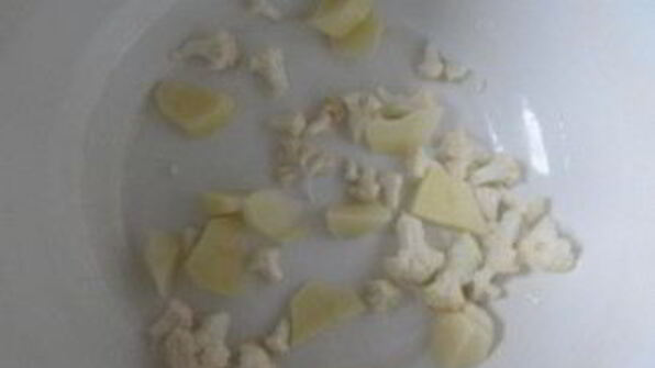 пюре из цветной капусты и картофеля