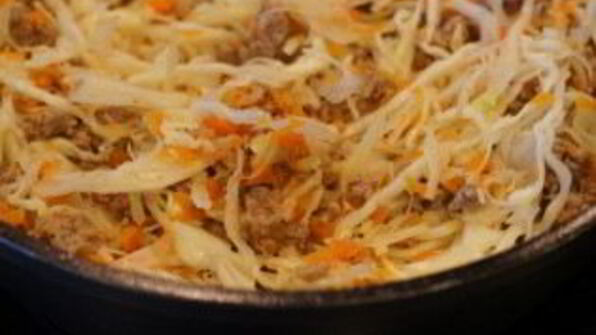 рис с куриным фаршем