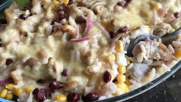 рис с курицей