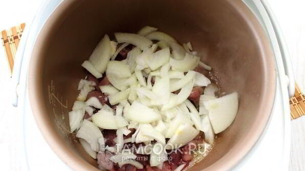 рис с печенью