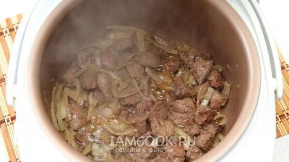 рис с печенью