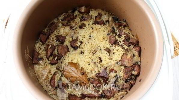 рис с печенью