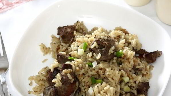 рис с печенью