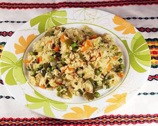 Рис жасмин с овощами