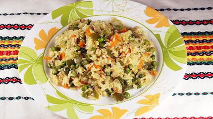 Рис жасмин с овощами