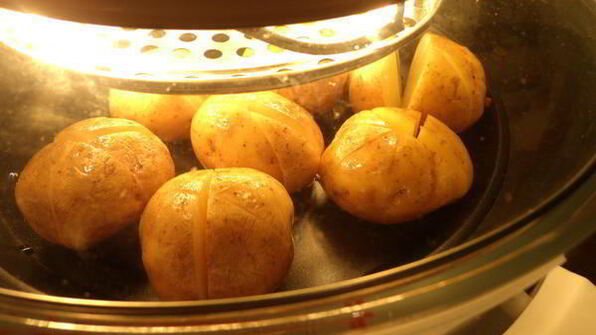 жаренaя картошка в аэрогриле