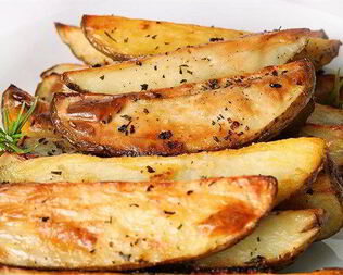 Жареный картофель с шалотом