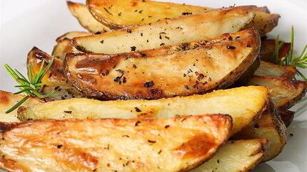 Жареный картофель с шалотом