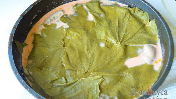 долма из виноградных листьев