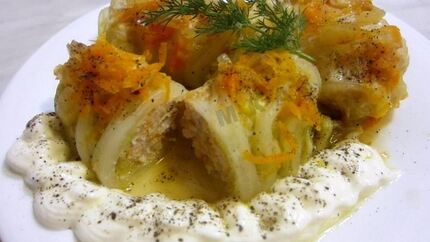 Голубцы из пекинской капусты в кастрюле