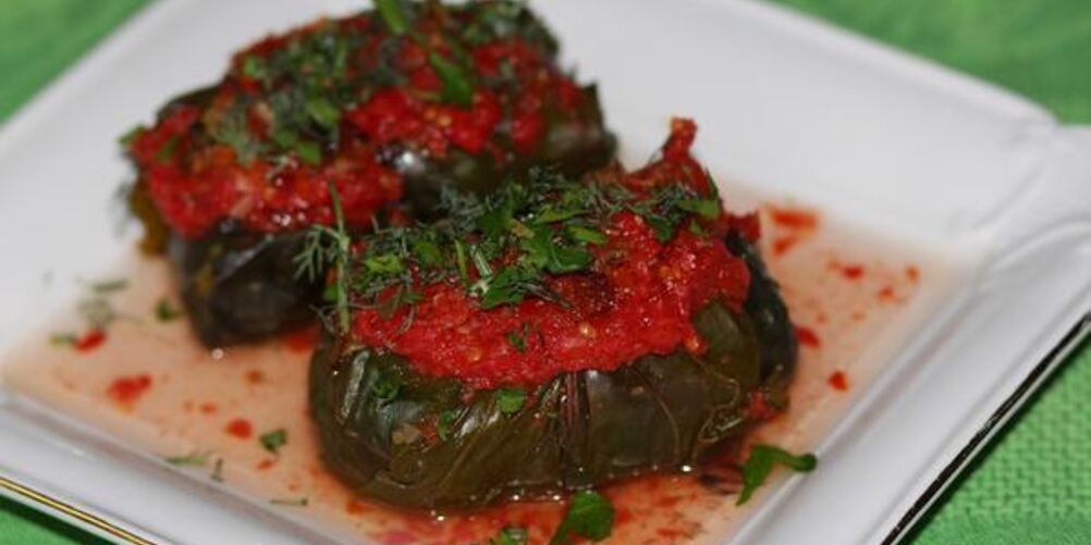 Рецепт голубцов из свекольной ботвы с булгуром