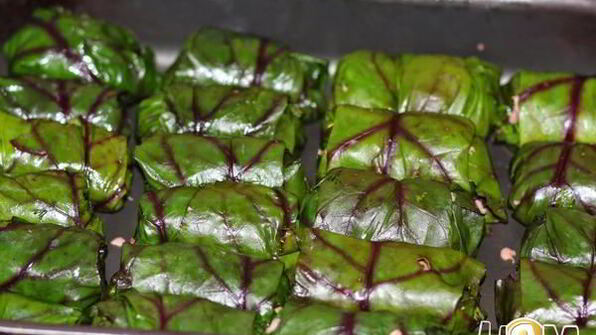 голубцы из свекольной ботвы с булгуром