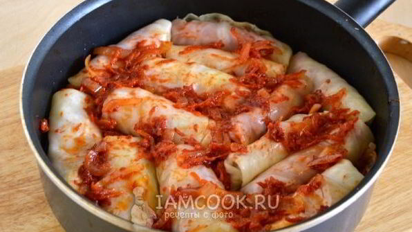 голубцы с фаршем из мраморной говядины