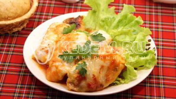 голубцы с картофелем и грибами