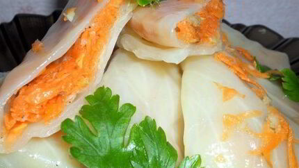 Голубцы с морковкой