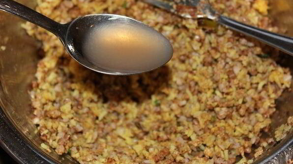 голубцы с отрубями, гречей и горгонзолой