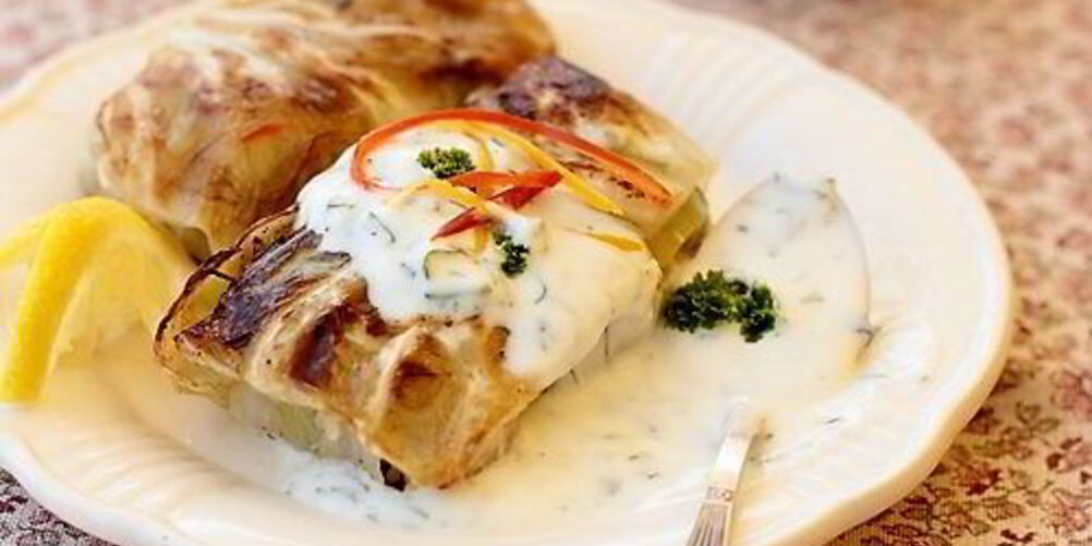 Рецепт голубцов с рыбой