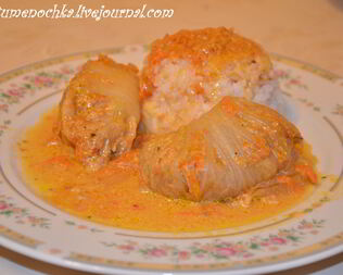 Голубцы в пекинской капусте в мультиварке