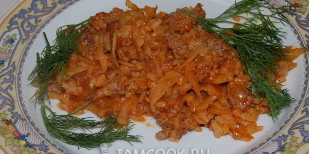 Рецепт ленивых голубцов с фаршем