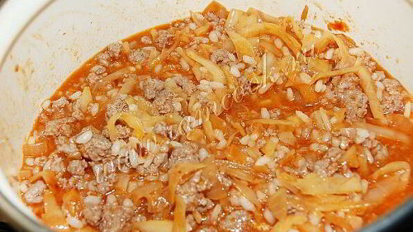 ленивые голубцы с фаршем