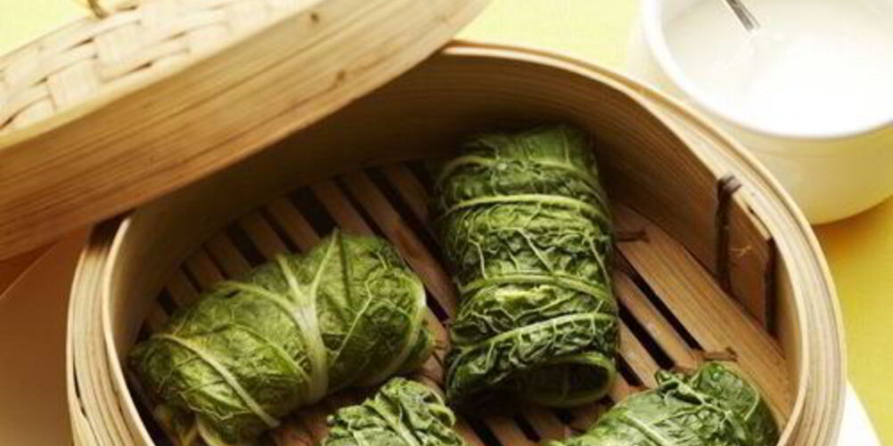 Рецепт паровых голубцов из пекинской капусты