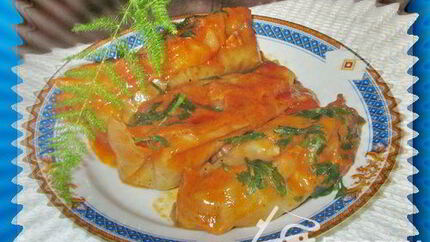 Постные голубцы с гречкой и картофелем