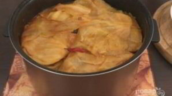 постные голубцы с грибами