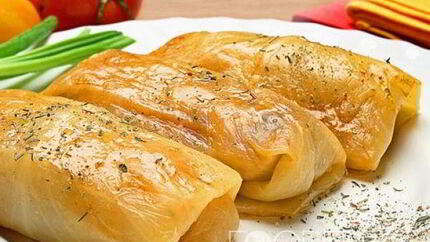 Постные голубцы