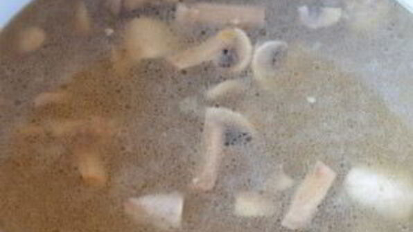 грибная лапша