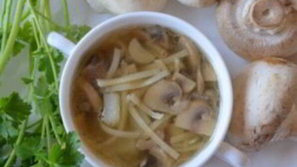 грибная лапша