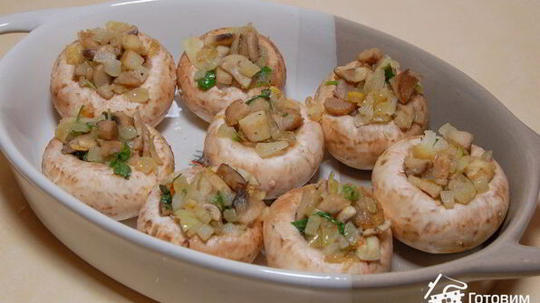 фаршированные шампиньоны