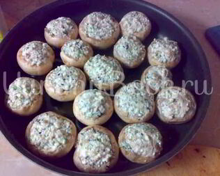 Грибы фаршированные