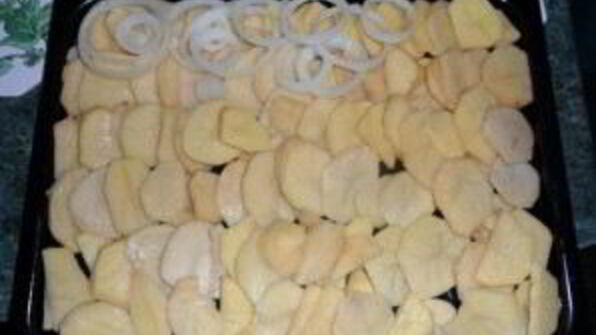 опята с картошкой в духовке