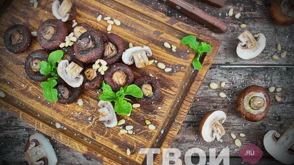 шампиньоны гриль
