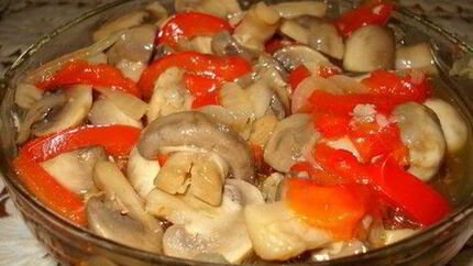 Шампиньоны по-корейски