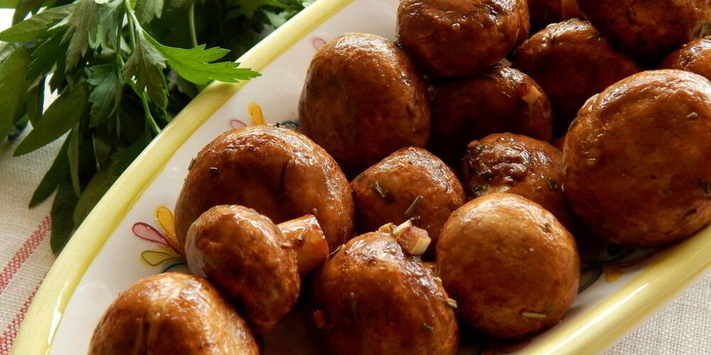 Рецепт шампиньонов в духовке