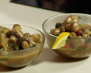 Шампиньоны в хересе