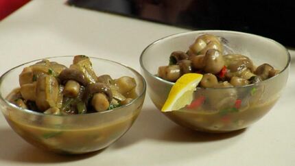 Шампиньоны в хересе