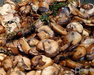Шампиньоны жареные