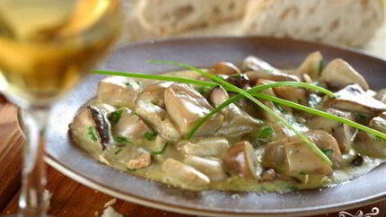 Тушеные подосиновики