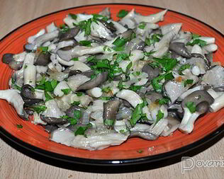 Вешенки жареные